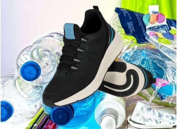 Recycling Schuhe aus PET-Flaschen